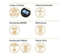 Beurer BF850 - Báscula de baño corporal diagnóstica Bluetooth, compatible con App en español Health Manager, 4 electrodos, Android y iOs, negro, 32.5 x 32.5 x 2.4 cm, 2 kg