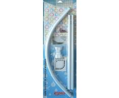 Epid - Barra ducha curva angular 90x90 blanca