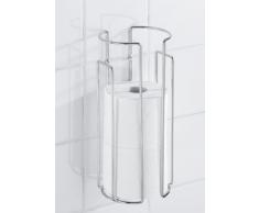 Wenko 16825100 - Soporte de Rollos de Papel higiénico (Posibilidad de Fijar en la Pared, 3 Rollos, 14,5 x 32 x 13 cm)