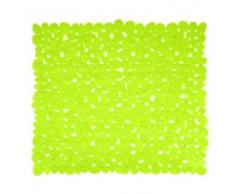 MSV, antideslizante alfombra de baño de PVC, 53 x 53 x 0,1 cm, verde (grün)