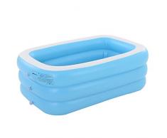 Bañera inflable, Pareja Bañera plegable PVC Piscina para niños Hogar para adultos SPA Bañera portátil Piscina Mejor regalo de vacaciones (Size : S, Style : A)