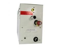 YJINGRUI 5KW generador de vapor/ducha/sauna/hogar SPA 5m3 / con aislamiento/autodrenante 220 V (controlador KS-120)