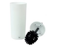 kela 22275 – Escobillero de WC Marta, diámetro 11 cm, plástico, 11 x 11 x 36,50 cm, plástico Blanco