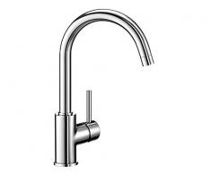 BLANCO Mida Cromo - Grifo (Cromo, Grifos de palanca, Solo, Cerámico, 360°, 3,5 cm)