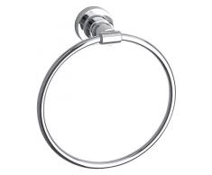 Tesa Luup – Toallero (Incluye klebel ösung, cromado, garantiza inoxidable, 205 mm x 185 mm x 75 mm)