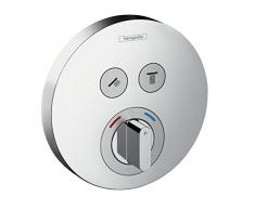Hansgrohe 15748000 ShowerSelect S termostato empotrado, cromo, 2 salidas