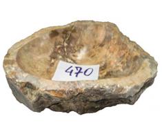 N470 45 x 43 17H cm lavabo de piedra de mármol para baño ovalada de apoyo