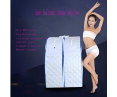 FACAI888 Natood Hogar Sauna infrarrojo caja de baño Khan Steam Box Inicio Fold Sauna secar el aroma de aceite esencial de olor Fumigation 630W Tamaño 100 * 68 * 82cm , turkey standard board