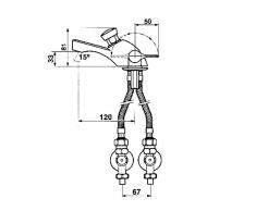 Presto 3000 Sin Llave De Paso- 28031- Grifo Temporizado Lavabo Mezclador