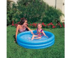 Intex 59416NP - Piscina hinchable 3 aros azul, 114 x 25 cm, 132 litros
