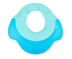 Gorro de Champú para bebés y niños pequeños, Gorro de ducha para niños de silicona, Protector contra Champú, Visera de protección infantil para Ojos y Oídos para niños de 0 a 9 años, azul