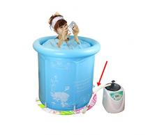 FACAI888 Baño de doble uso baño de sauna ducha ducha plegable sauna vapor sauna con motor de vapor
