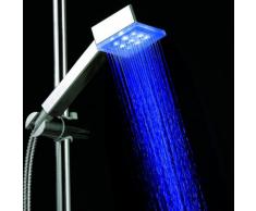 Alcachofa de ducha LED de ducha alcachofa de ducha con iluminación LED cambio de colour automático por agua