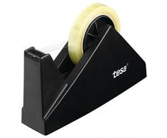 Tesa 57431-00000-00 - Portarrollos sobremesa para rollos de 66 m, color negro