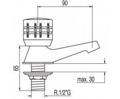 Tres Grifería 123100F - Grifo lavabo