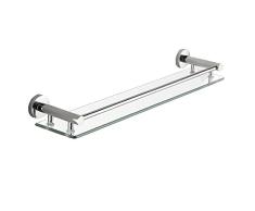 ZZHF yushizhiwujia Cuarto de baño de vidrio templado de una sola capa de almacenamiento de la ducha Cuarto de baño de almacenamiento montado en los accesorios de lavabo (3 tamaños están disponibles)