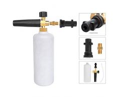 Snow Foam Lance Cañón de Espuma de Nieve Ajustable Lanza de Espuma Dispensador de Jabón Boquilla de Rociador para Lavado a Presión Karcher K2- K7 Serie Lavado de Autos (K2/K3/K4/K5/K6/K7)