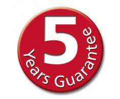 Wenko 19219100 - Riel curvo de aluminio para cortina de ducha, color blanco