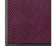 Andersen 208600312 agua HOG entrada interior/exterior alfombra, Classic Diamond, polipropileno Fibber, SBR goma Felpudo, 12.2 "Longitud x 3 de ancho, 3/8" de grosor, burdeos