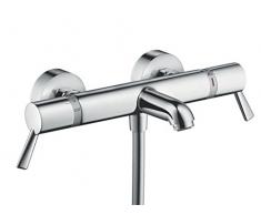 Hansgrohe 13115000 Ecostat Comfort Care Termostato de bañera Visto con manecilla extralarga, Cromo