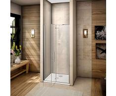 Mamparas de Ducha Puerta Abatible Parcial 5mm 90x190cm