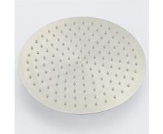 UZSYLE 304 Trefilado De Acero Inoxidable Pulverización Superior 8 Pulgadas/Pulgada 10/12 Pulgadas Gran Plaza Circular Alcachofa De La Ducha Cabeza De Ducha/Ducha 12 Pulgadas