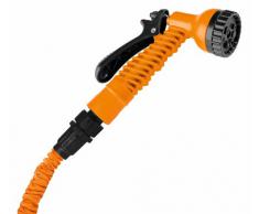 TV Das Original 05381 cabeza de ducha y accesorios - Accesorio de ducha (Negro, Naranja, 120 mm, 60 mm)