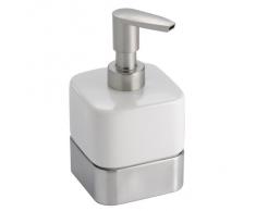 InterDesign Gia - Dosificador de jabón líquido, Bajo, Blanco