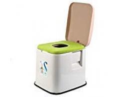 MuGuang Camping Inodoro Inodoro Silla Viaje Inodoro Portátil Antideslizante con Cubo Interno para Viajes, Camping, Senderismo, Picnic, Hospital, al Aire Libre
