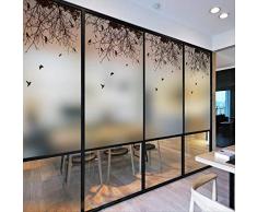 ZKAMANG Película De Vidrieras, Sala De Estar Puerta Corrediza Baño Bañera Etiqueta Estática 60X120Cm