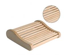 Dongbin Sauna Apoyo para La Cabeza De Ducha De Madera Arco Sauna Almohada De Baño Apoyo para La Cabeza del Amortiguador, Alivia El Dolor Y Mejora El Sueño, para El Baño Dormitorio,Flesh
