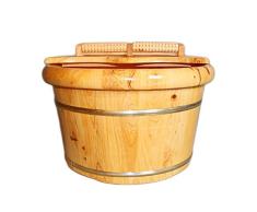 MZZYP Baño de pies Barril, Robusto y Durable Cedro Natural Sauna de Madera del pie de hidromasaje Pueden Tomar masajes en los pies for Mejorar el sueño