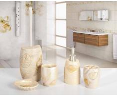 Tatkraft Margarita jabonera poliresina, Beige, 12 x 10,5 x 3,5 cm