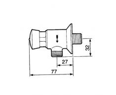 Presto 31706 - Grifo temporizado para urinario