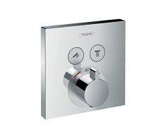 Hansgrohe 15763000 ShowerSelect termostato empotrado, cromo, 2 salidas