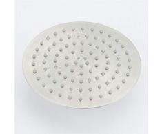 UZSYLE 304 Trefilado De Acero Inoxidable Pulverización Superior 8 Pulgadas/Pulgada 10/12-Pulgada Cuadrada Grande Circular Alcachofa De La Ducha Cabeza De Ducha/Ducha, 8 Pulgadas