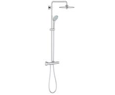 Grohe 27296002 Euphoria 260 - Sistema de ducha con termostato, alcachofa de 260 mm con tres chorros y teleducha de 110 mm con tres chorros