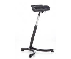 hjh OFFICE 665140 silla de trabajo TOP WORK 30 espuma duro negro ergonómico taburete ajustable trabajar de pie