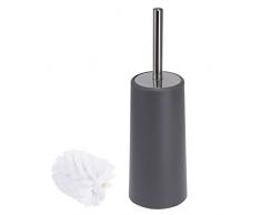 bremermann Escobilla para Inodoro plástico, escobilla Alta (Gris)