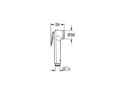 Grohe Tempesta-F Trigger Spray 30 alcachofa de ducha 1J Ref. 27512001