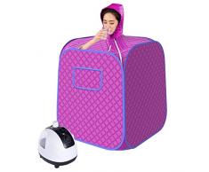 De Vapor portátil Sauna SPA portátil Ligero Vapor Personal Sauna SPA Detox, 1-9 de Engranajes de Ajuste Relajación en el hogar (Color : B)
