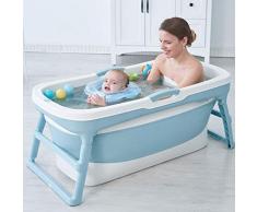 La Bañera Plegable, TPE + PP Baño En Barrica, Antideslizante-tina De Baño For Niños Y Adultos, Temperatura Inteligente, Filo-doble Ribete, Home Health Bañera