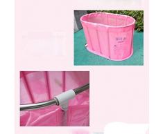 DSJ Bañera de Lujo Doble no Inflable Plegables bañera Plegable baño bañera de baño para Adultos bañera/bañera,Rosado