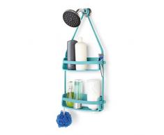 Umbra Flex Caddy Surf Blue - Soporte con estantes Regulable para Ducha