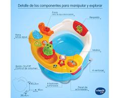 Vtech Aquasilla 2 en 1, silla de baño y panel de actividades, juguete para jugar dentro y fuera del agua, multicolor (80-515422)