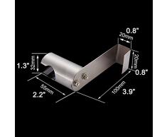CIENCIA Soporte de Ducha Acero Inoxidable Gancho de Tanque de Inodoro Soporte para Alcachofa Ducha, Bidet Ducha, ST19A