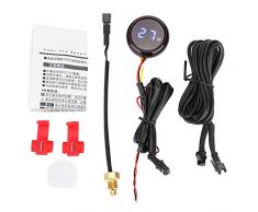 Termómetro de motocicleta: medidor de temperatura del agua, termómetro digital resistente al agua, medidor de temperatura del agua for Honda Kawasaki Yamaha Suzuki (Color : Blue Light)