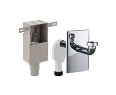 GEBERIT 151.120.21.1 Sifón empotrado, lavabo, racor, cromado brillante