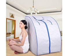 Z&HX-Sauna de vapor, sauna plegable portátil, Sunlighten Infrarrojo Saun , white