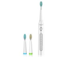 Cepillo de dientes eléctrico fairywill recargable con sonico tecnología,cepillo dental electrico impermeable fw-507 blanco.